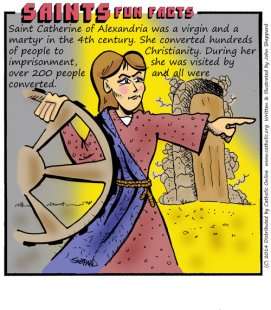 Saints Fun Facts for St. Catherine of Alexandria