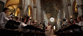 The Choir in the stalls