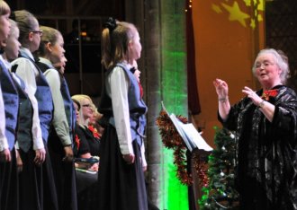 The Eastern Daily Press Festival of Carols at St Andrew's Hall. The Broadland Youth Choir conducted by musical director Carole Tims. Picture by SIMON FINLAY.