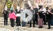 Choir rehearsing at Ely Cathedral, Lady Chapel