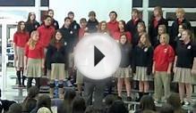 High School Choir Singing Christmas Songs
