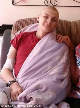 He died from a collapsed lung after struggling for breath at home in Cwmbran, South Wales and passed away in hospital a fortnight ago