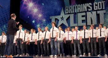 Only Boys Aloud received rapturous applause in the auditions and semi-final, belting out rousing performances of traditional Welsh hymns