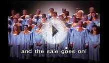 ABC Warehouse Choir "and the sale goes on."