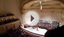 Tesoro High School at Carnegie Hall Total Choir With